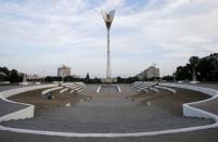 A general view Teatralnaya (Theater) square in the city of Rostov-on-Don, Russia, July 14, 2015. REUTERS/Maxim Shemetov