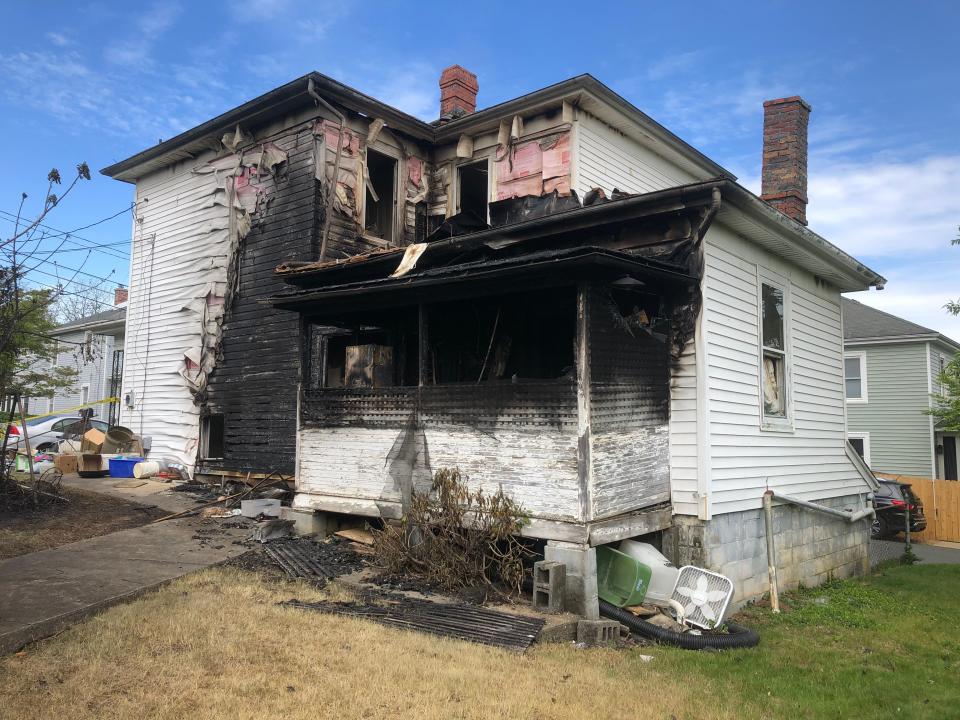 The home of Lana Stokes, located on Sudbury Street in Staunton, was heavily damaged in a fire on Sunday, April 28, 2024.