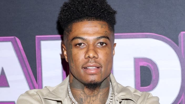 Blueface attends The ZEUS Network’s “Baddies South” Houston premiere in June. The rapper is facing some significant legal issues after being arrested for attempted murder Tuesday. (Photo: Arnold Turner/Getty Images for The ZEUS Network)