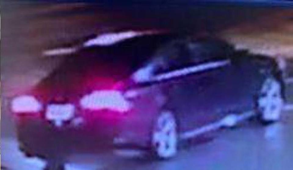 The Raleigh Police Department is looking for this vehicle used by a man they say threatened others with a chainsaw at a hotel Saturday, March 20, 2021.