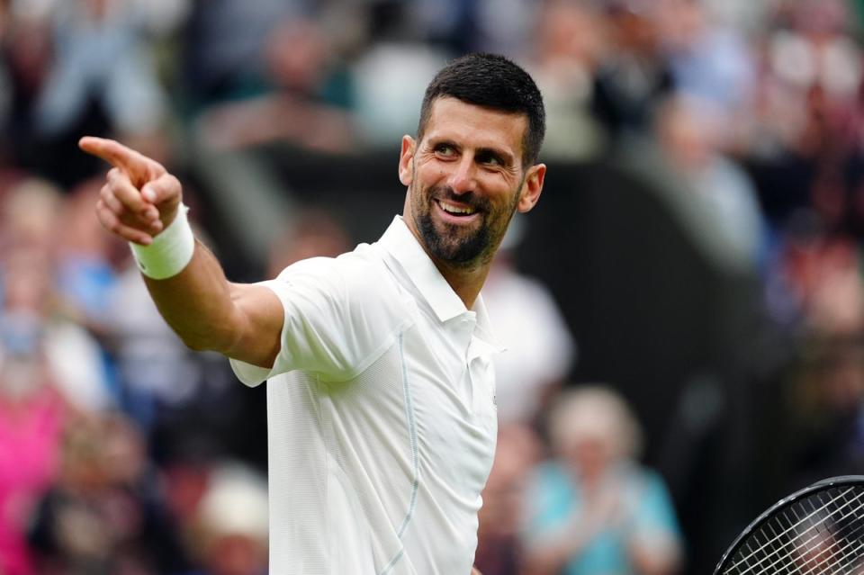 Novak Djokovic cruised past an overmatched Vit Kiprova  (Mike Egerton/PA Wire)