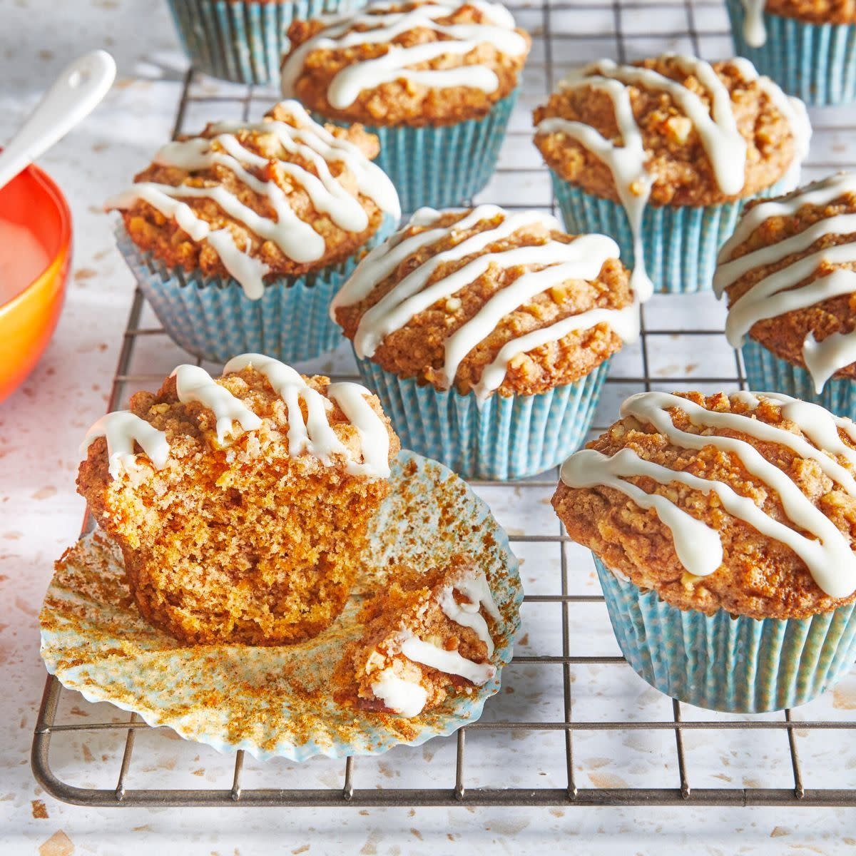 mothers day brunch carrot cake muffins