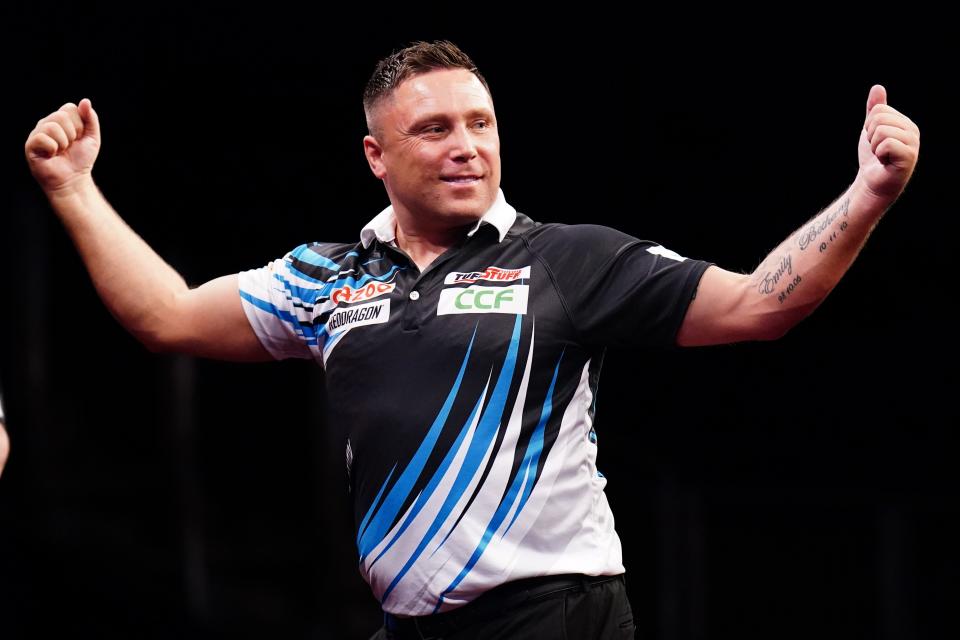 Gerwyn Price is one of the eight players in the event (Zac Goodwin/PA) (PA Wire)