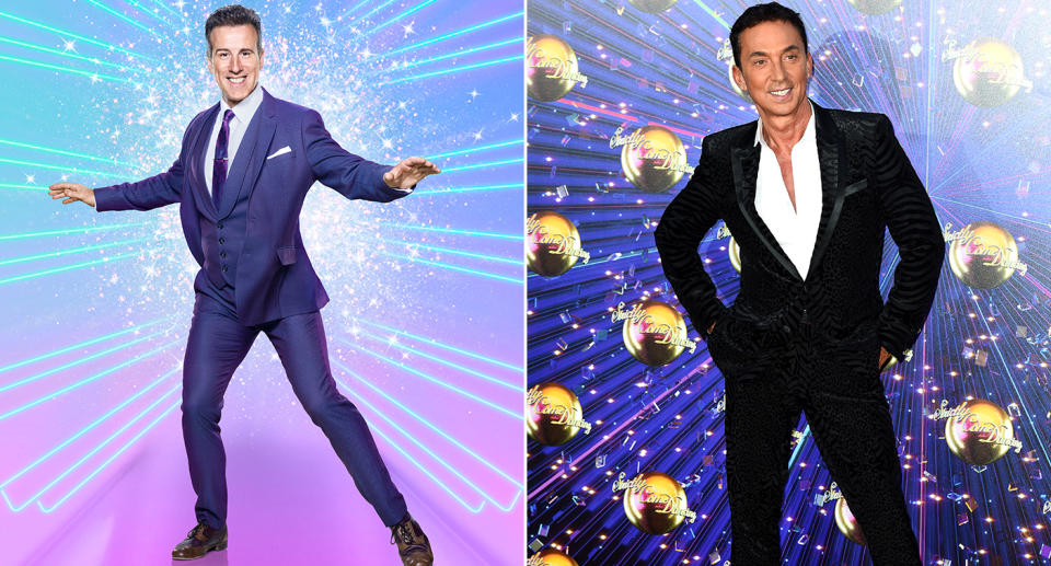 Anton Du Beke will return but Bruno Tonioli isn't back this series. (BBC/PA)