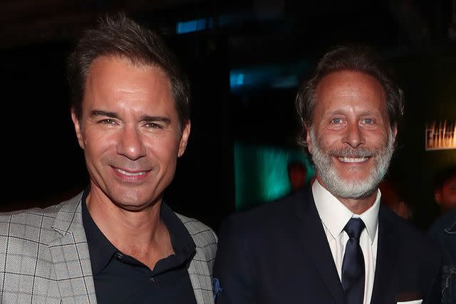 <p>Christopher Polk/NBCU Photo Bank/NBCUniversal via Getty</p> Eric McCormack and Steven Weber