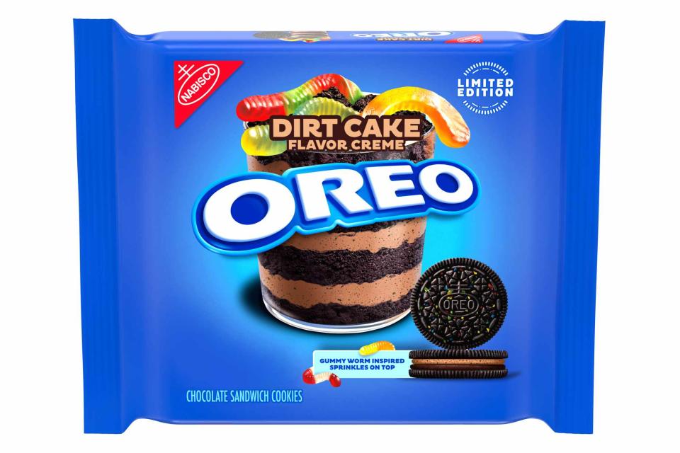 <p>OREO</p> Oreo introduces new Dirt Cake sandwich cookies