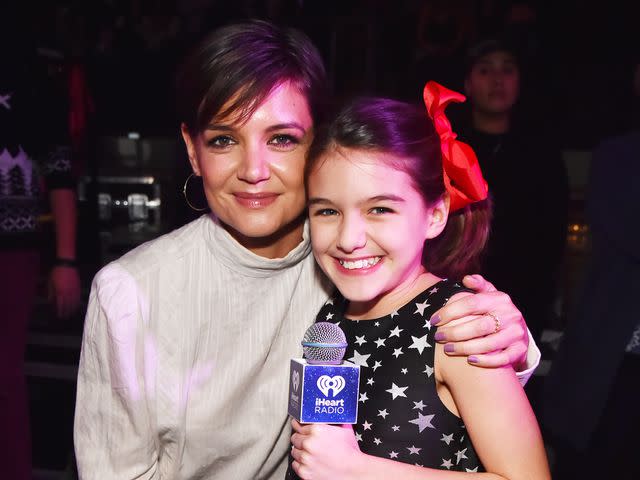 Kevin Mazur/Getty Katie Holmes and Suri Cruise attend the Z100's Jingle Ball 2017 in December 2017