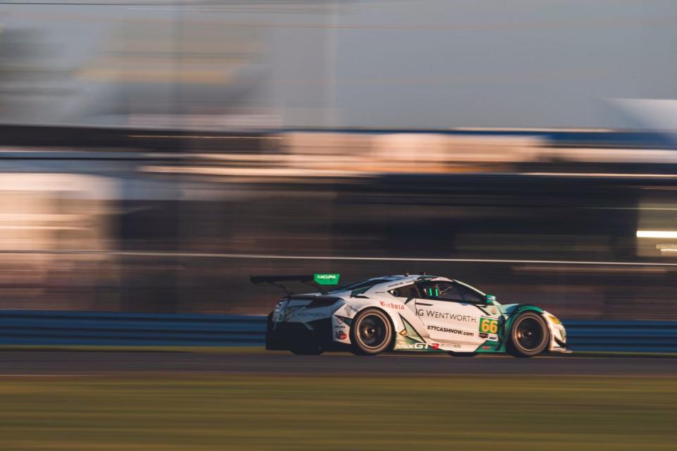 acura nsx gt3 evo22 at daytona international speedway