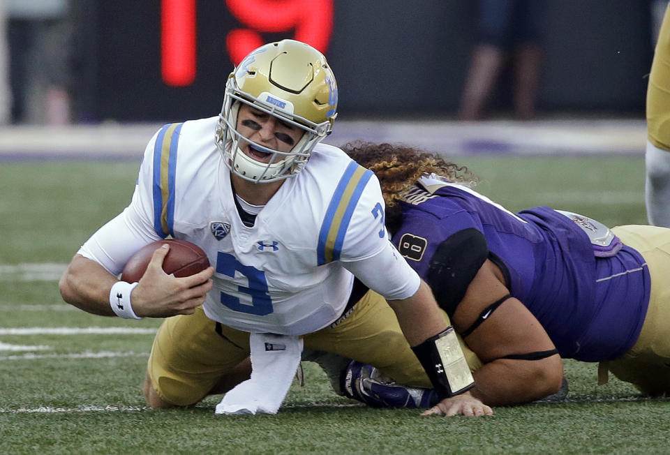 Josh Rosen's Bruins are struggling this season as they're 4-5. (AP) 