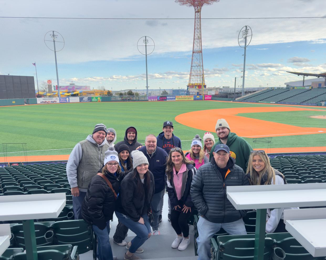 There was about a dozen friends and family who came to see Dombroski pitch against the Brooklyn Cyclones.