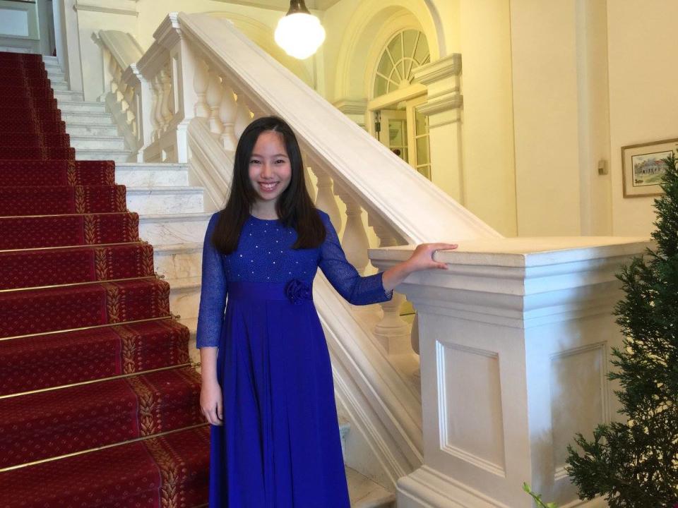 Lauren Yeo <span class="s1">started singing classes when she was eight years old</span>. (Photo: Lauren Yeo/Facebook)