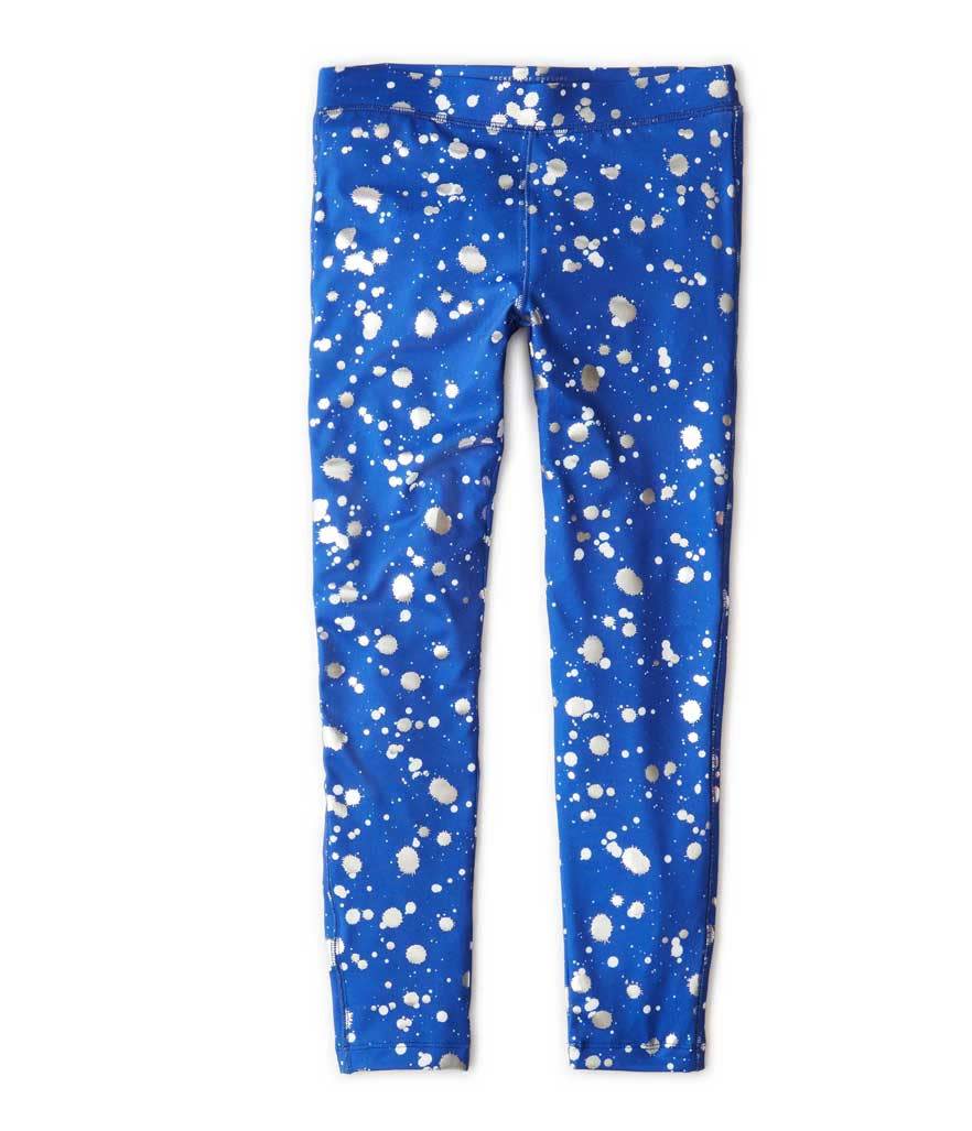 Active cosmic legging in dazzling blue, $24; rocketsofawesome.com