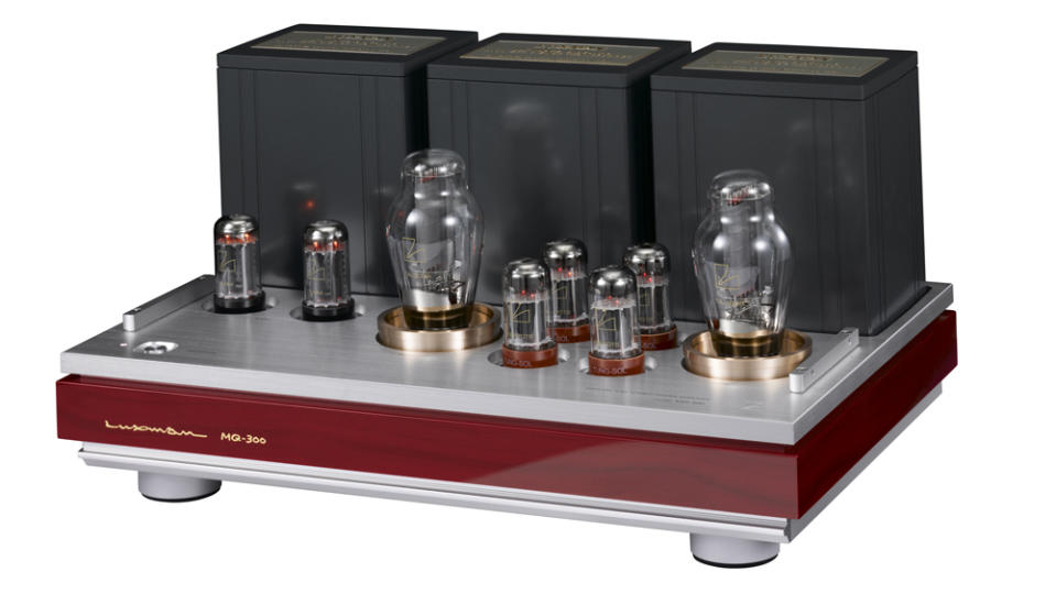 The MQ-300 vacuum-tube amplifier is a single-ended design that delivers 8 glorious watts per channel. - Credit: Luxman