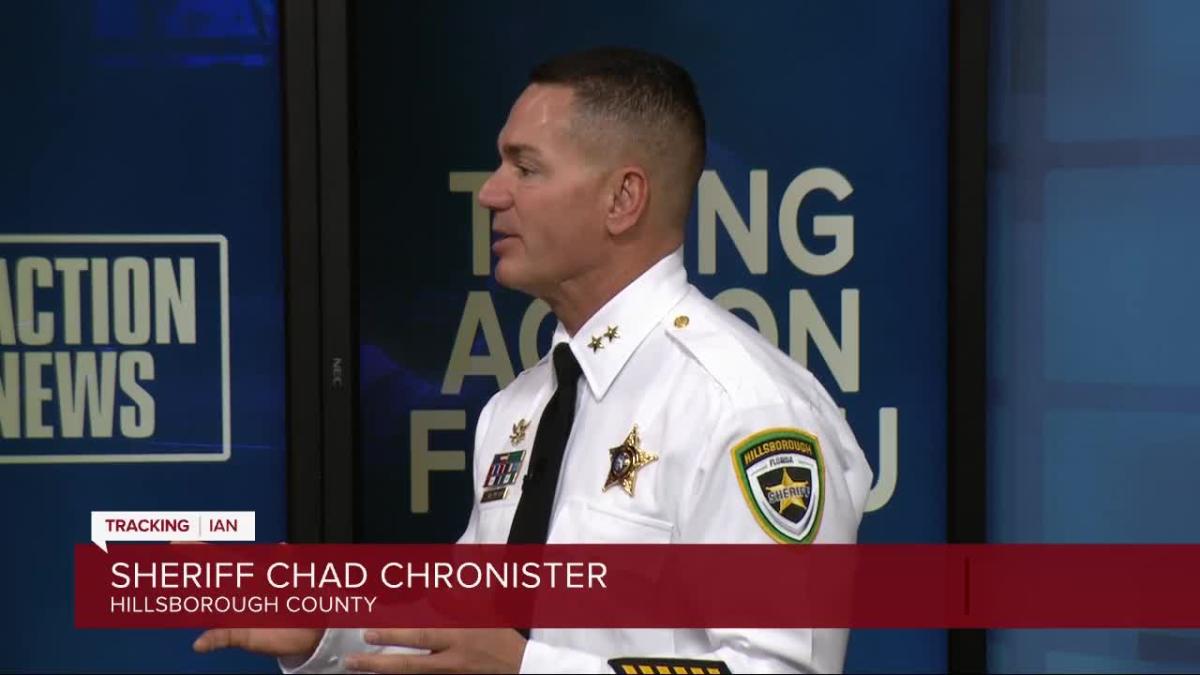 Hillsborough County Sheriff Chad Chronister Discusses Hurricane Ian Urges Evacuation For Those