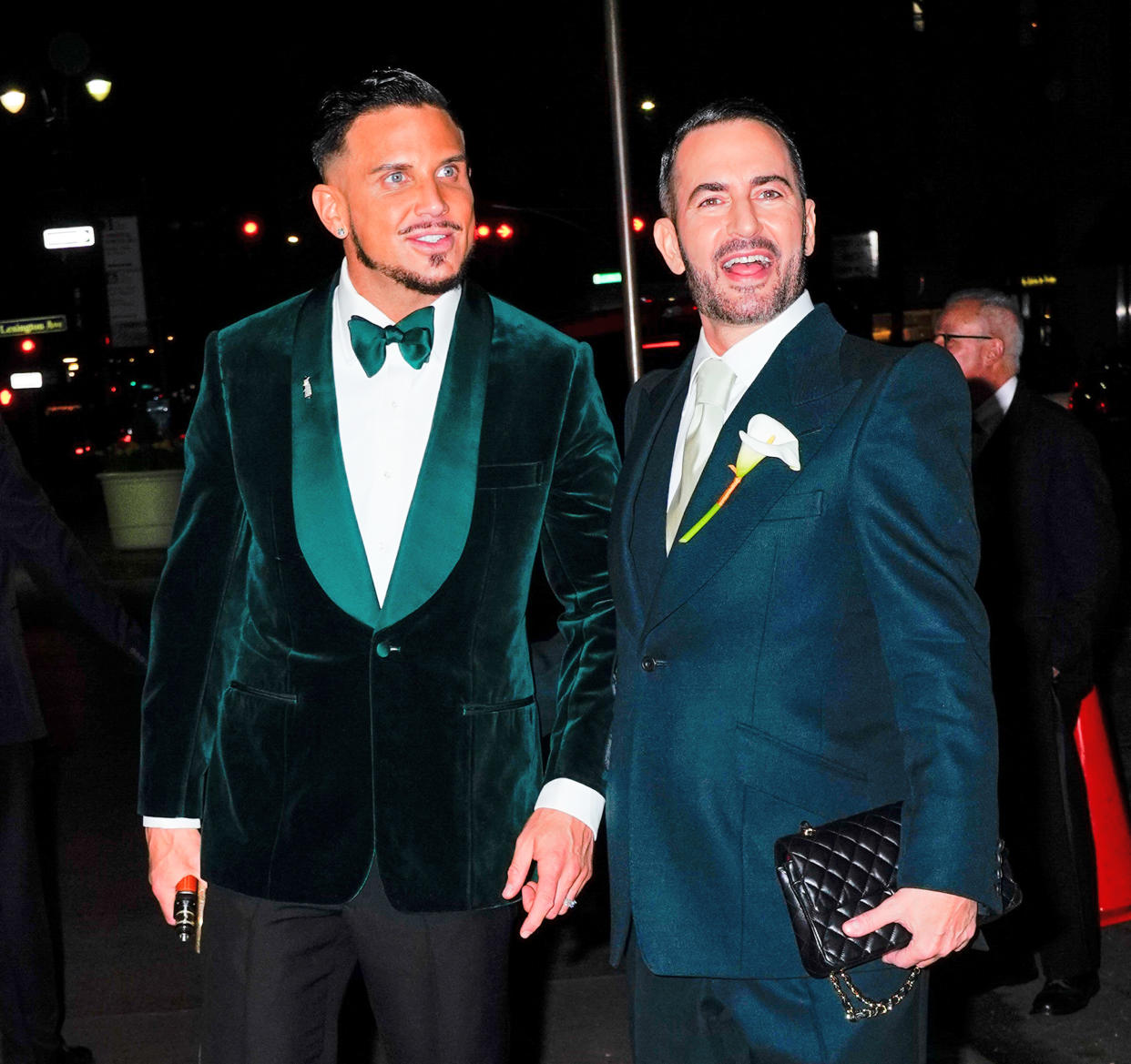 NEW YORK, NY – APRIL 06: Marc Jacobs and Char DeFrancesco arrive at their wedding reception on April 6, 2019 in New York City. (Photo by Gotham/GC Images)