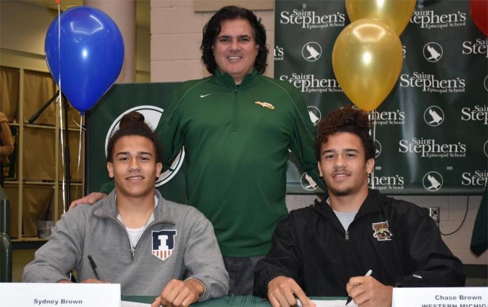 Saint Stephen’s honored twins Chase and Sydney Brown on National Signing Day. Chase is heading to Western Michigan and Sydney is going to Illinois. The two signed in December, but were honored Wednesday with head coach Tod Creneti.