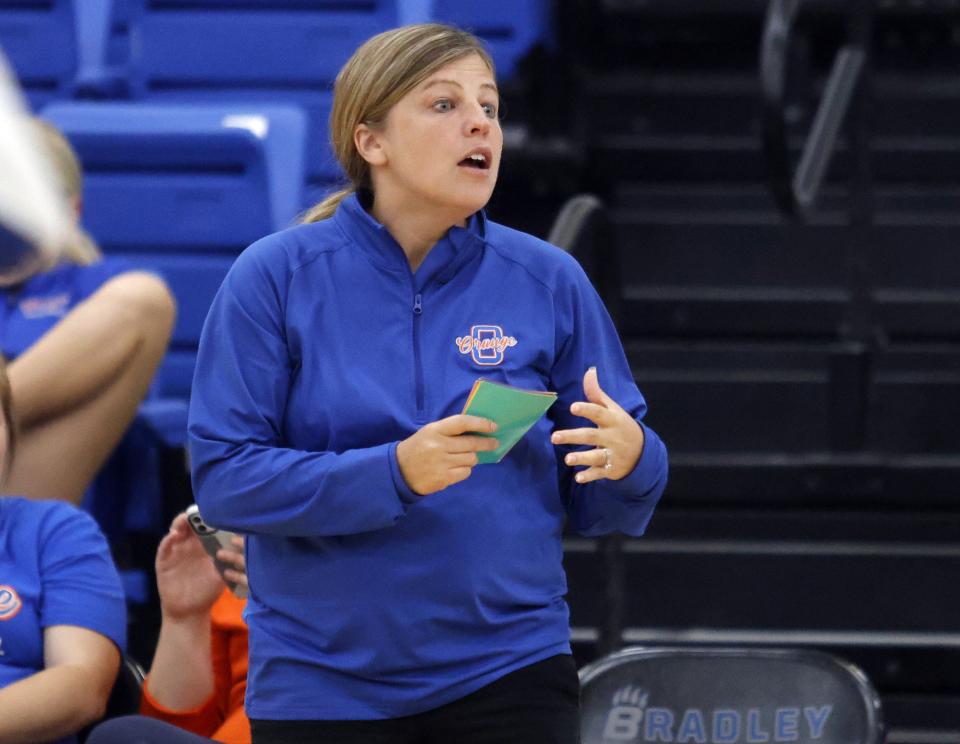 Coach Katie Duy has guided Olentangy Orange to its first state tournament berth.