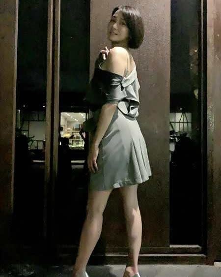 江祖平難得穿上娛樂小洋裝。（圖／翻攝自臉書）
