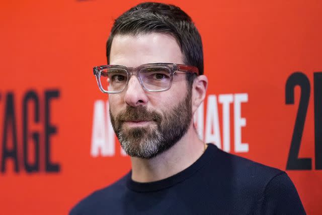 <p>John Nacion/FilmMagic</p> Zachary Quinto in 2023