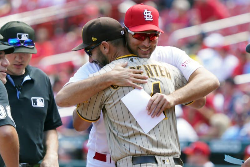 Veteran infielder-designated hitter Matt Carpenter hit .176 last season for the San Diego Padres. File Photo by Bill Greenblatt/UPI