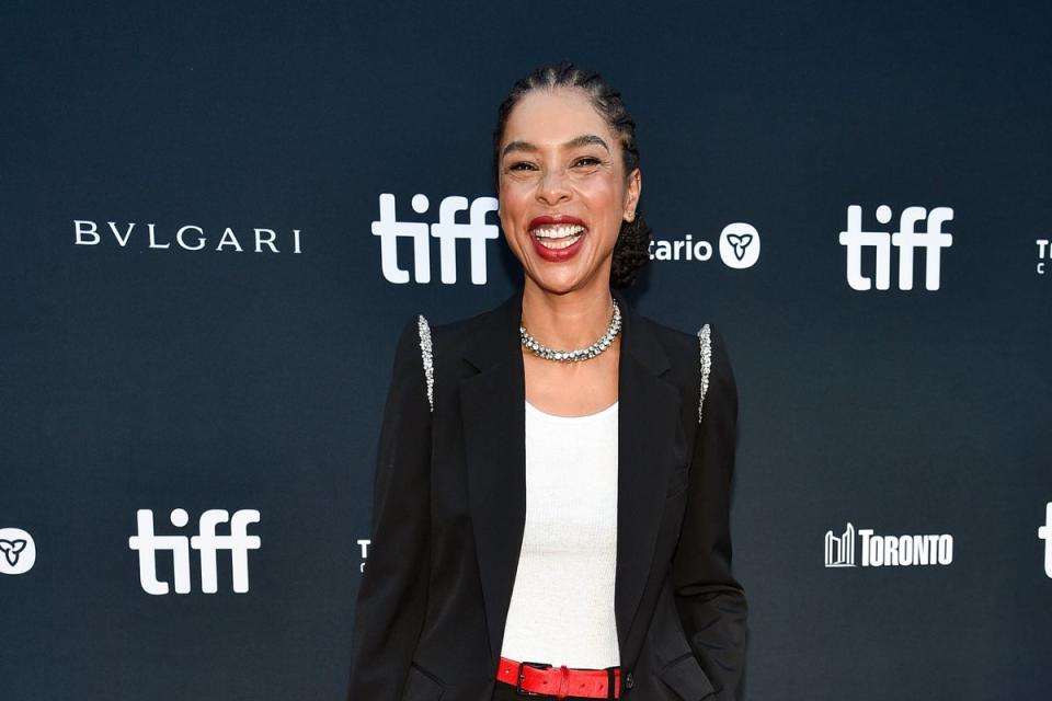 Sophie Okonedo: Sophie Okonedo attends the premiere of “Raymond & Ray” at Roy Thomson Hall during the Toronto International Film Festival, Monday, Sept. 12, 2022, in Toronto. (Evan Agostini/Invision/AP)