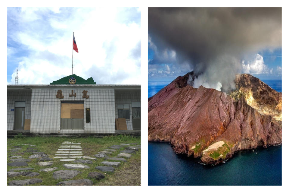 ▲龜山島雖有海的隔絕，但火山噴發可能引發海嘯，宜蘭平原首當其衝。（圖／記者王柏文攝和 pixabay ）