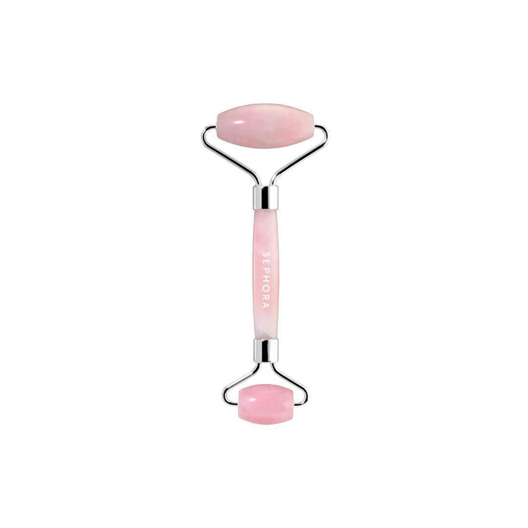 <p><a href="https://go.redirectingat.com?id=74968X1596630&url=https%3A%2F%2Fwww.sephora.com%2Fproduct%2Frose-quartz-facial-massager-P439672&sref=https%3A%2F%2F" rel="nofollow noopener" target="_blank" data-ylk="slk:Shop Now;elm:context_link;itc:0;sec:content-canvas" class="link rapid-noclick-resp">Shop Now</a></p><p>Rose Quartz Facial Roller</p><p>sephora.com</p><p>$13.00</p>