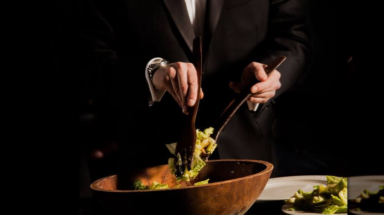 El Gaucho Caesar salad tableside