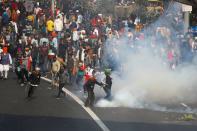 Farmers protest in New Delhi