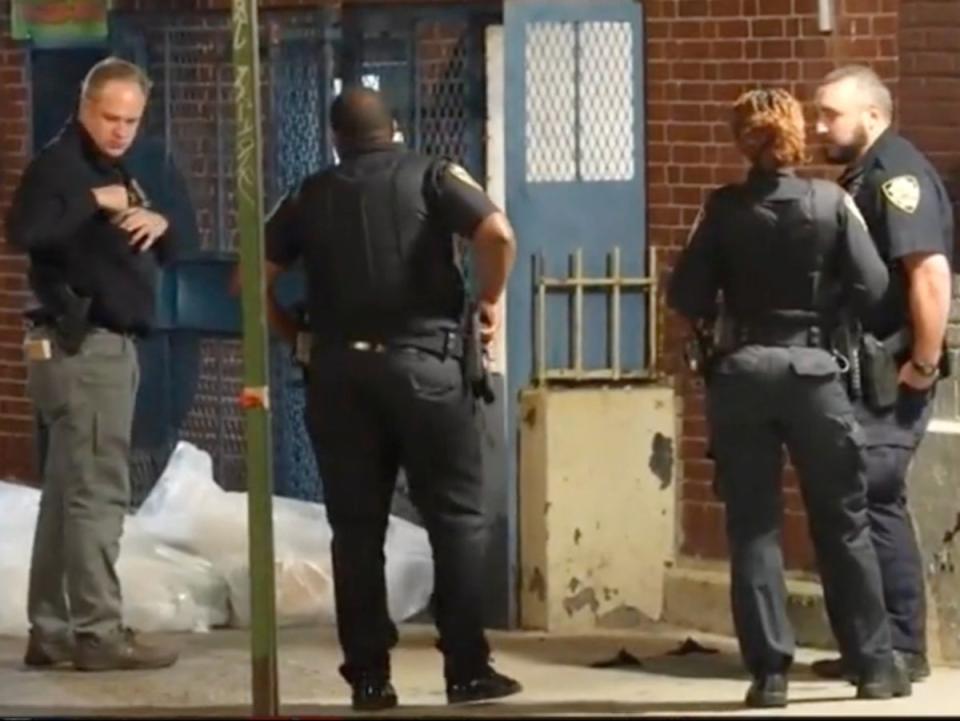 Investigators outside of the Divino Nino daycare centre in the Bronx (CBS)