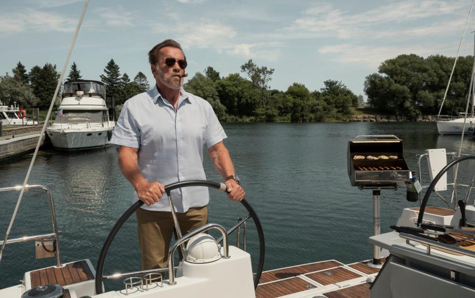 Arnold Schwarzenegger as Luke Brunner in Fubar - Netflix