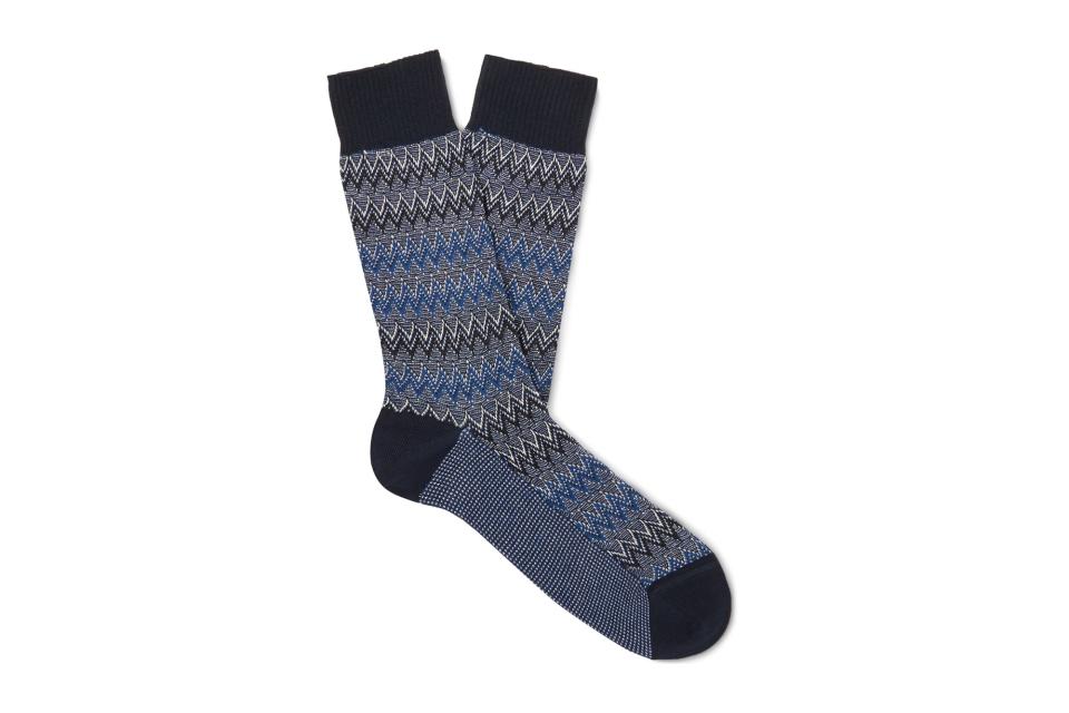 Missoni crochet-knit cotton-blend socks (was $65, 30% off at checkout)