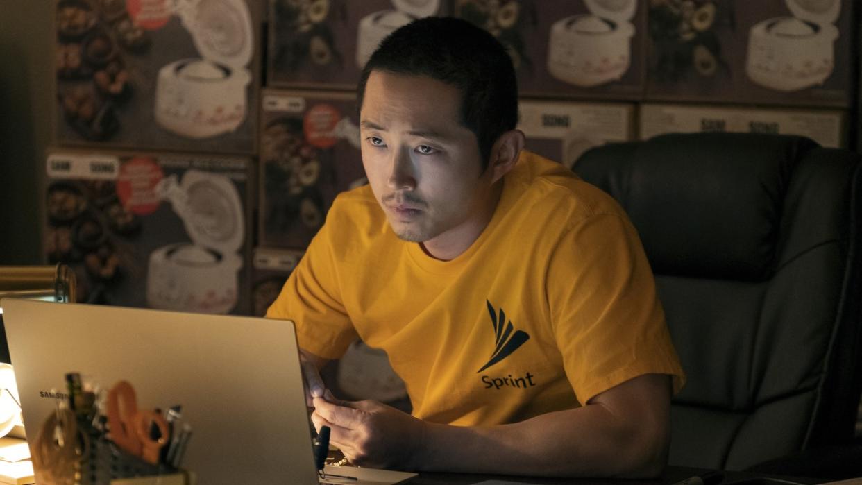  Danny Cho behind computer desk in Beef 