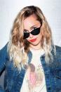 <p>Miley's multi-tonal blonde totally works for her eclectic, eccentric style.</p>