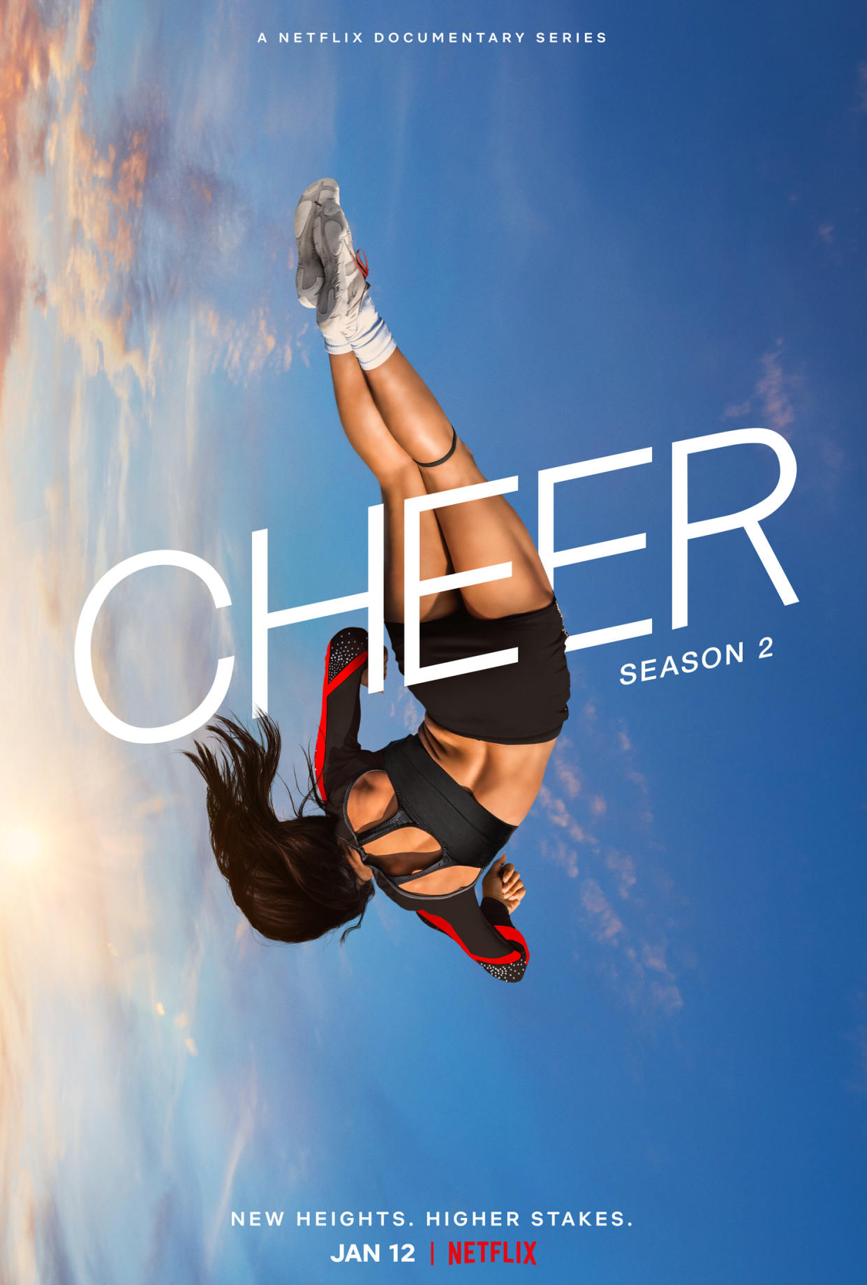 Harris was the breakout star of Cheer, which follows a cheerleading team from Navarro College in Corsicana, Texas, as it sought a national title (Netflix/PA)