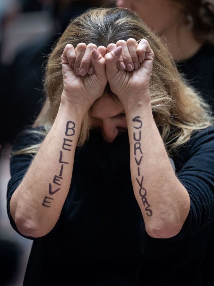 Protestors rally against Brett Kavanaugh