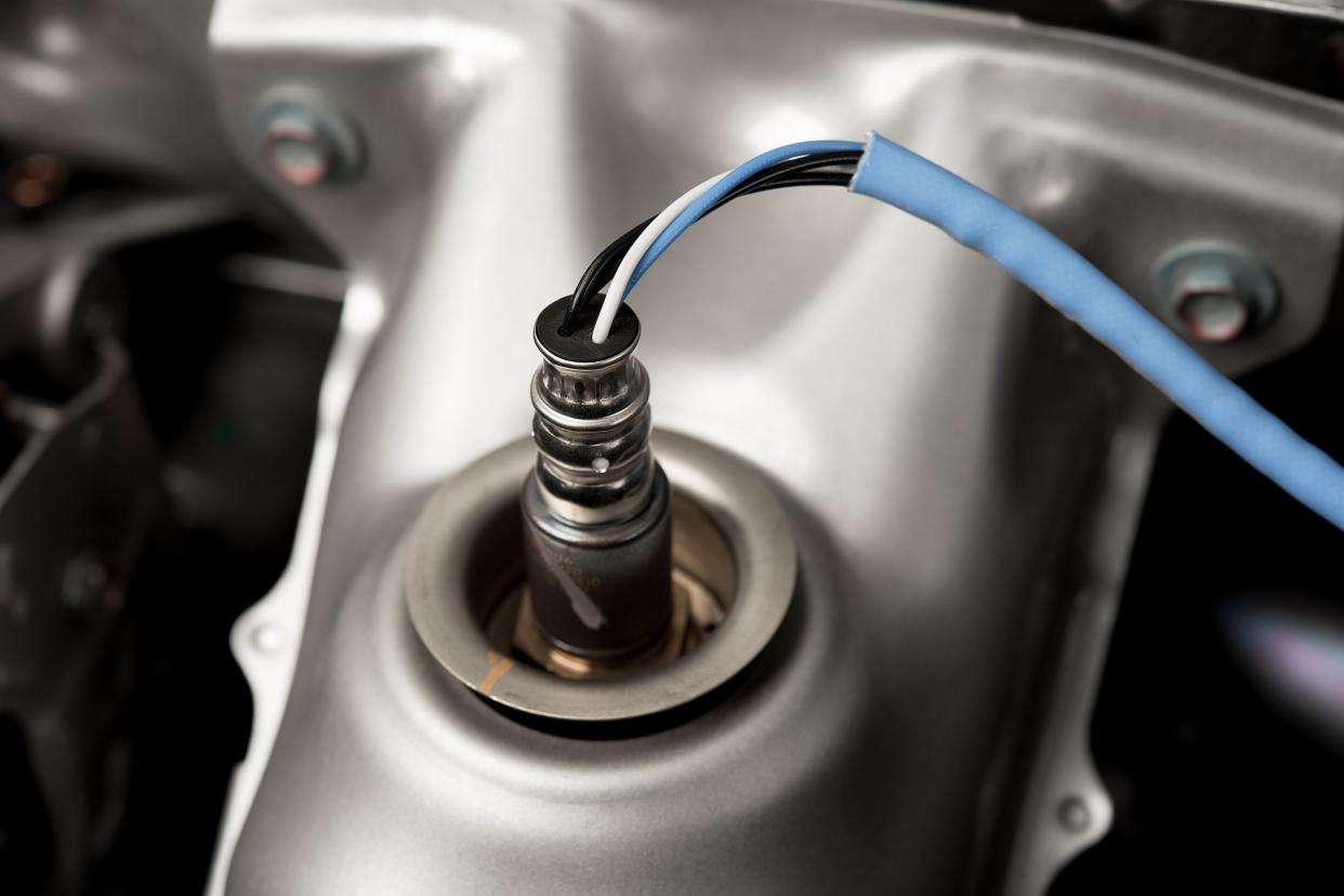 oxygen sensor on new modern car