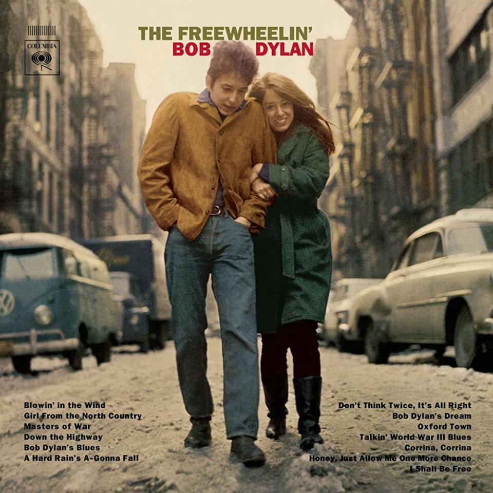 the freewheelin bob dylan album cover