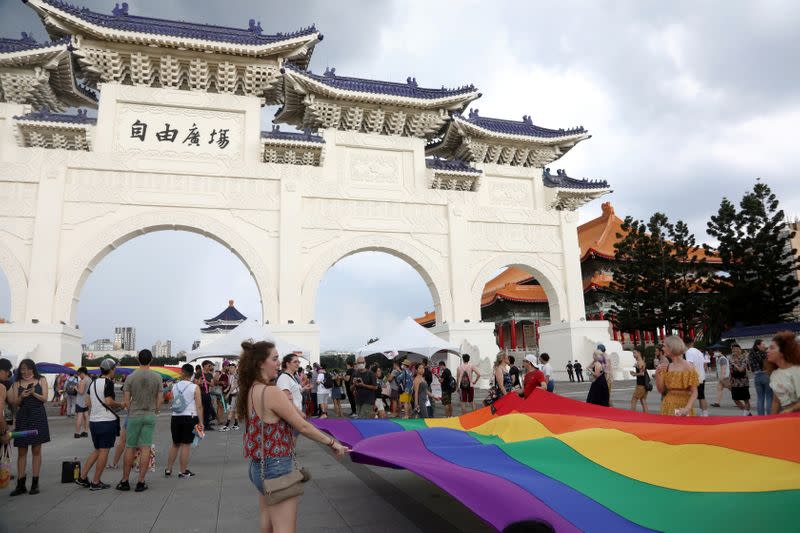 Taiwan Pride Parade For the World rally in Taipei