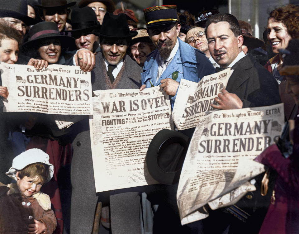 The Colour of Time: Newspapers on Armistice Day