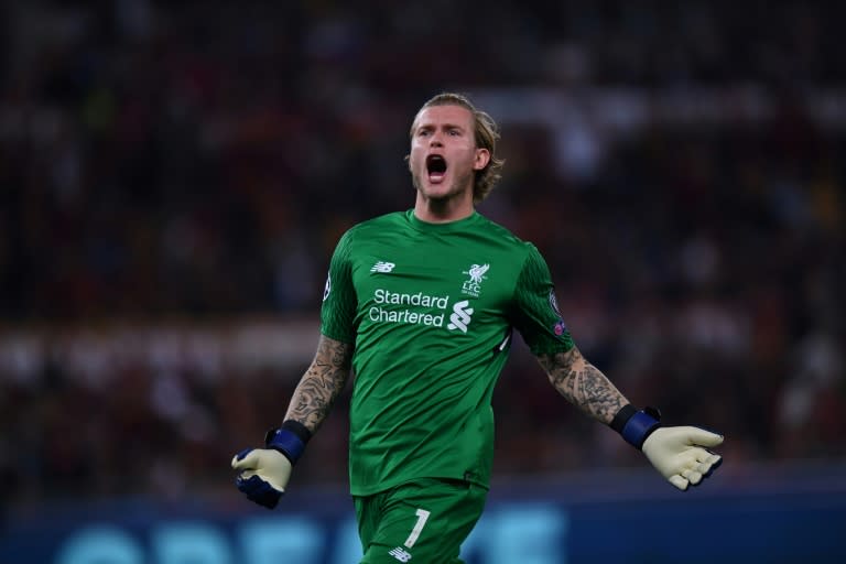 Under pressure: Liverpool goalkeeper Loris Karius could be targeted as a weak link by Real Madrid