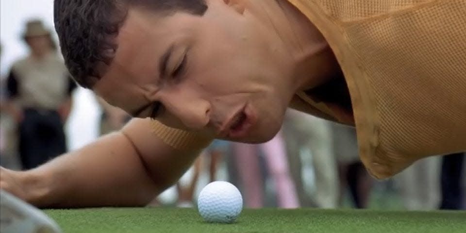 Adam Sandler played the main character in Happy Gilmore.