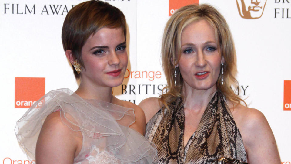 "Harry Potter" verbindet sie bis heute: Emma Watson (links) und J.K. Rowling (Bild: Globe-Photos/ImageCollect)