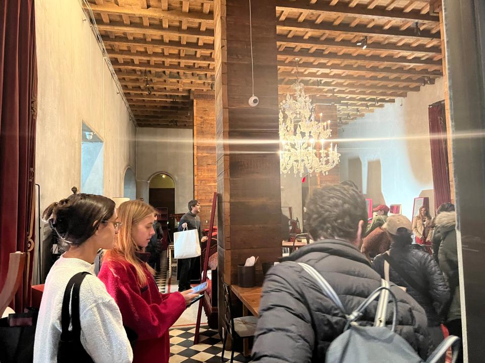 The Gramercy Park Hotel lobby during the Gramercy Park Hotel liquidation sale in New York City