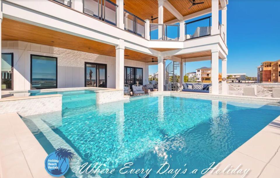 An oceanfront Florida home that sleeps 35 people has been named one of Vrbo’s 2023 Vacation Homes of the Year. “30a My Way,” which is located in Rosemary Beach in the Panhandle, can be rented for around $4,379 a night.