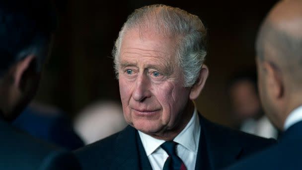 PHOTO: King Charles III hosts a reception to celebrate British South Asian communities, in the Great Gallery at the Palace of Holyroodhouse on Oct. 3, 2022 in Dunfermline, Scotland. (Kirsty O'Connor/Pool/Getty Images, FILE)