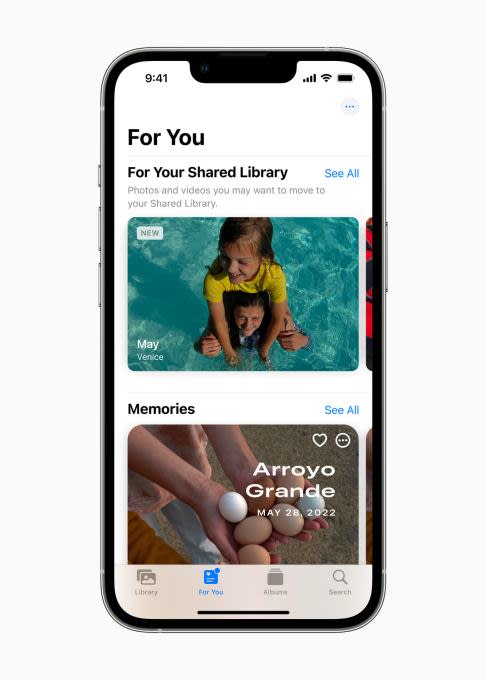 Shared Photo Library is coming to iOS 16