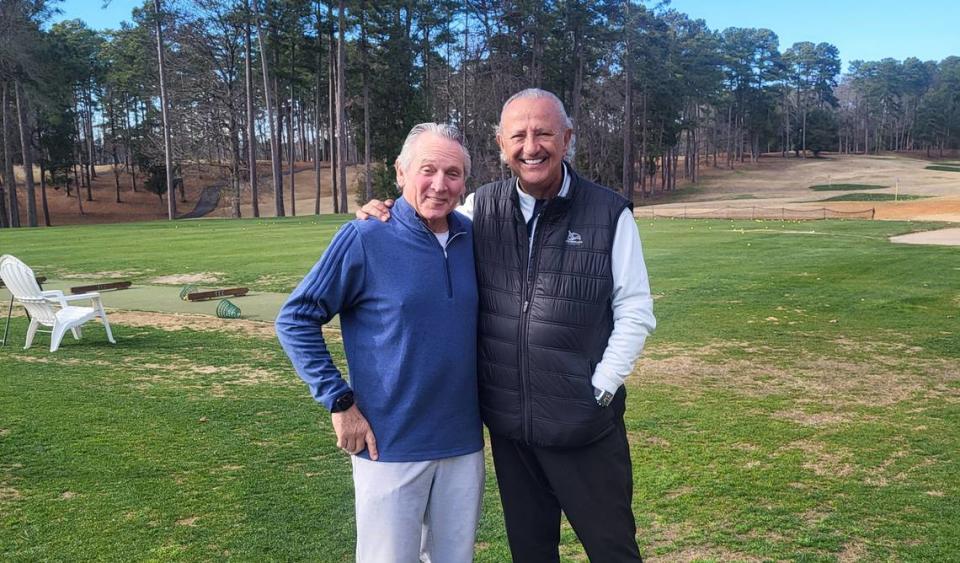 Jimmy Koosa (left) and Albert Bueno