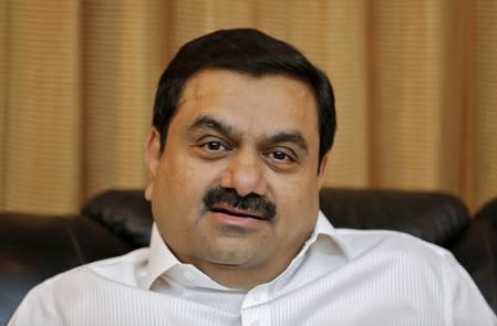 File photo of Indian billionaire Adani speaking during an interview with Reuters at his office in Ahmedabad