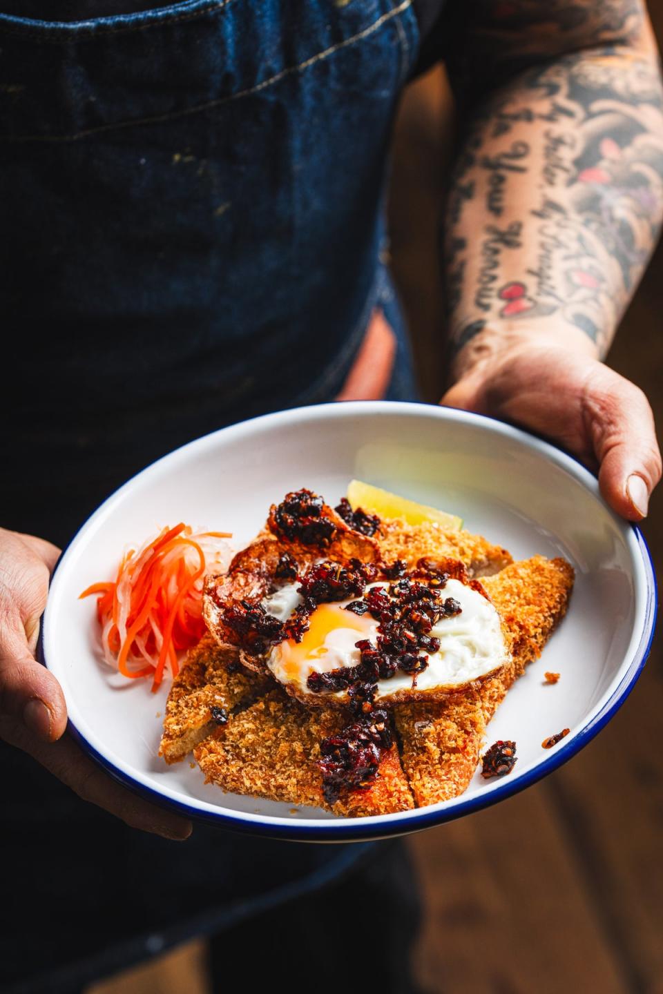 Panko pork toast at Mamapen (Nic Crilly Hargrave)